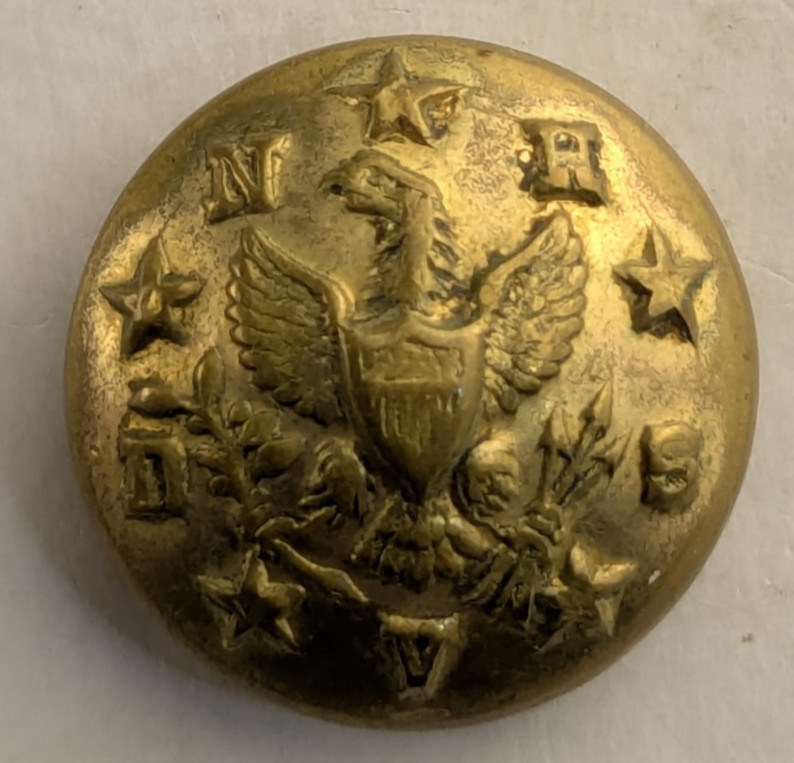 1880-1900 - National Home Disabled Soldiers & Veterans Uniform Button - M2C