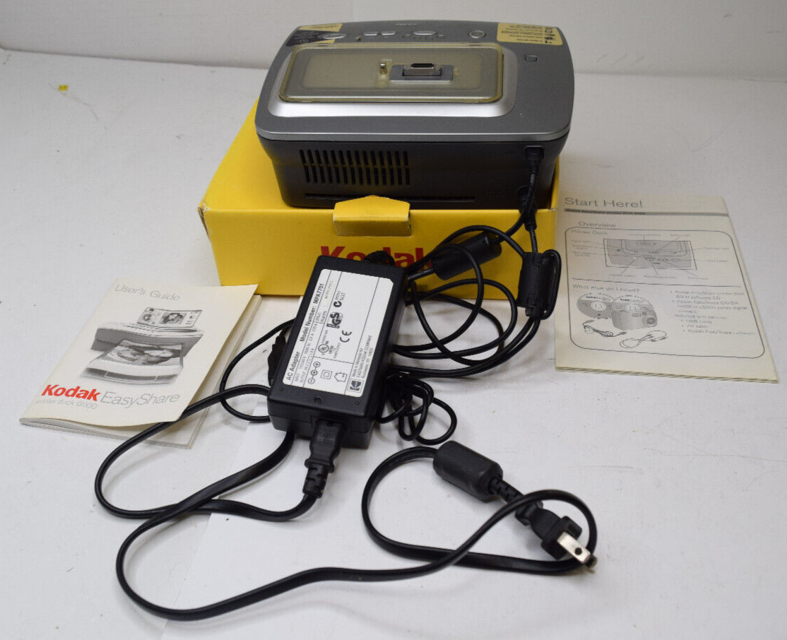 KODAK EasyShare Printer Dock 6000 for CX 6000 DX6000 LS600 Digital Cameras
