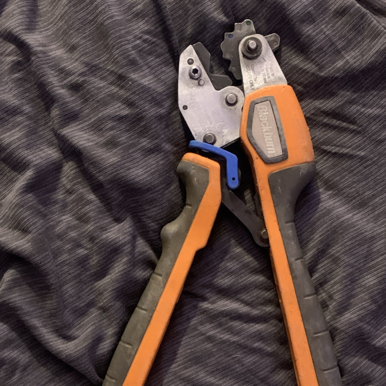 Blackburn CT-130 Hand Crimper Professional Tool Black/Orange Handle Color