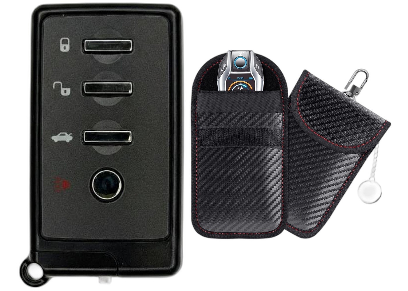 2013-2014 Subaru Outback 4-Button Proximity Smart Key Fob FCC HYQ14AGX w/Case