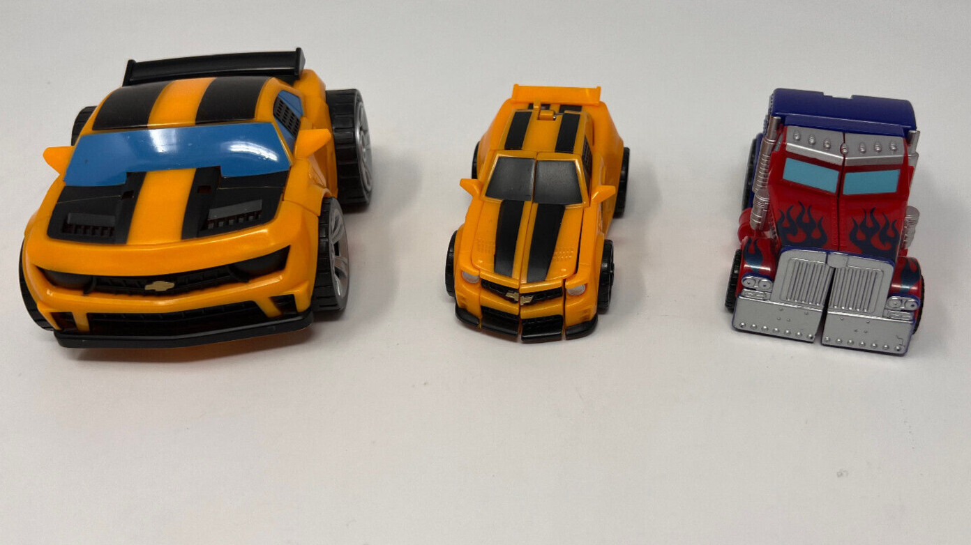 Transformers Action Figure Lot of 3 Bumble Bee 2008