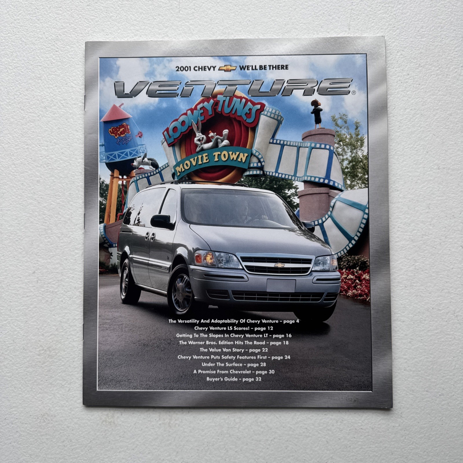 Vintage 2001 Chevrolet Venture Dealer Sales Brochure