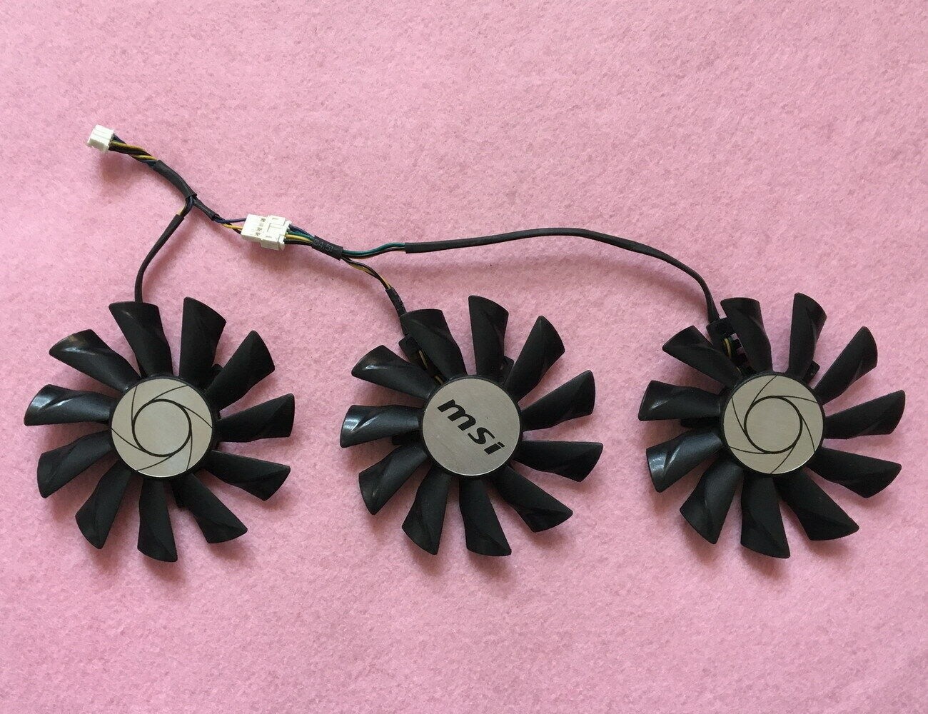 Lot of 3 Fan Cooler Fan For GTX 1060 1070 1080Ti 8G PLD09210S12HH​ 85mm *lh