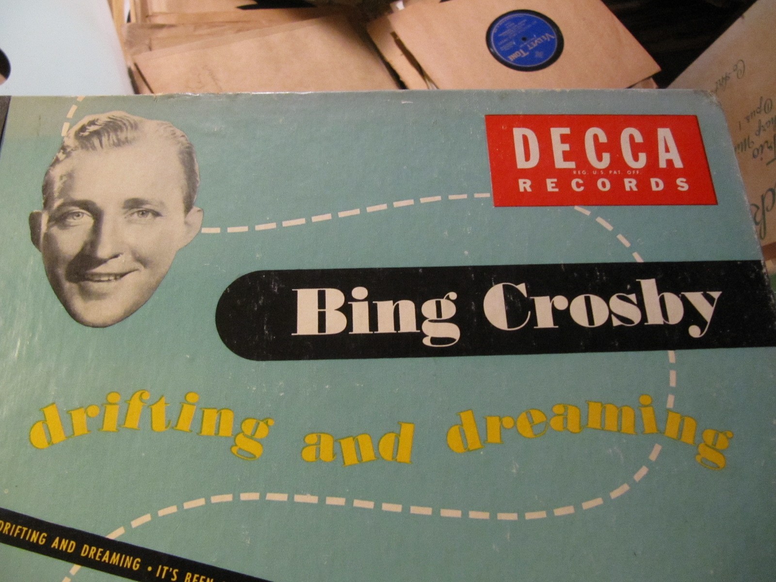 Bing Crosby Les Paul Dick McIntire DRIFTING AND DREAMING Hawaiian Decca A-578