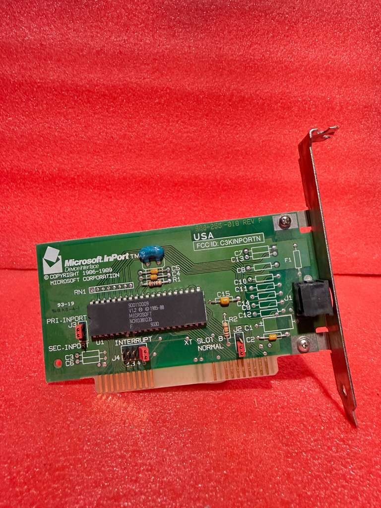 MICROSOFT 900-255-018 REV C3K6P8 INPORT ISA INPORT DEVICE INTERFACE ADAPTER CARD