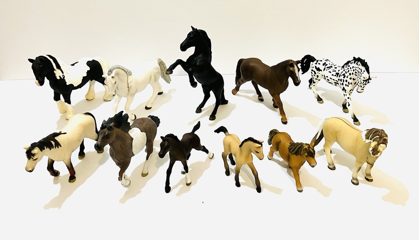 Lot Of 11 Schleich Horses Foals Ponies