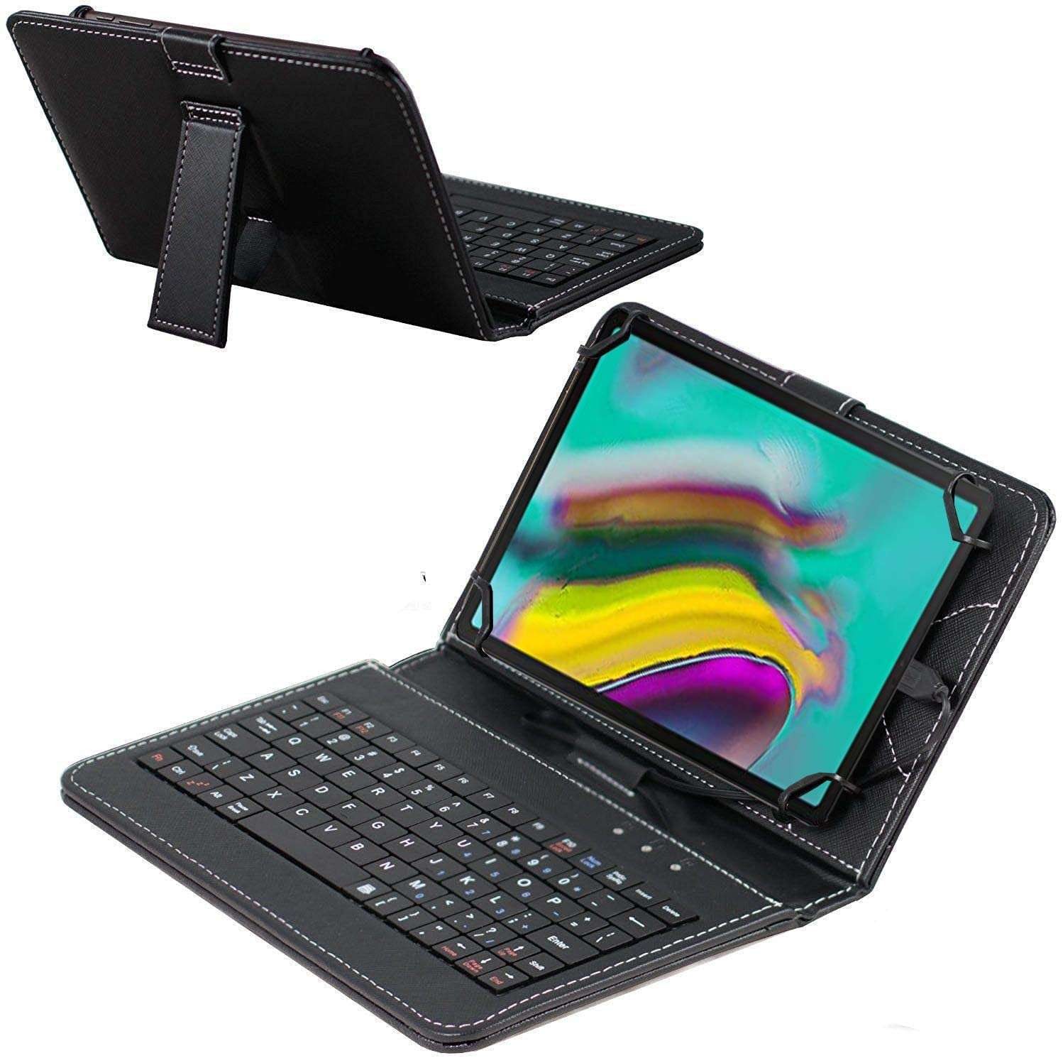 Navitech Black Keyboard Case For DOOGEE Tab G5 Android 16 10 InchTablet