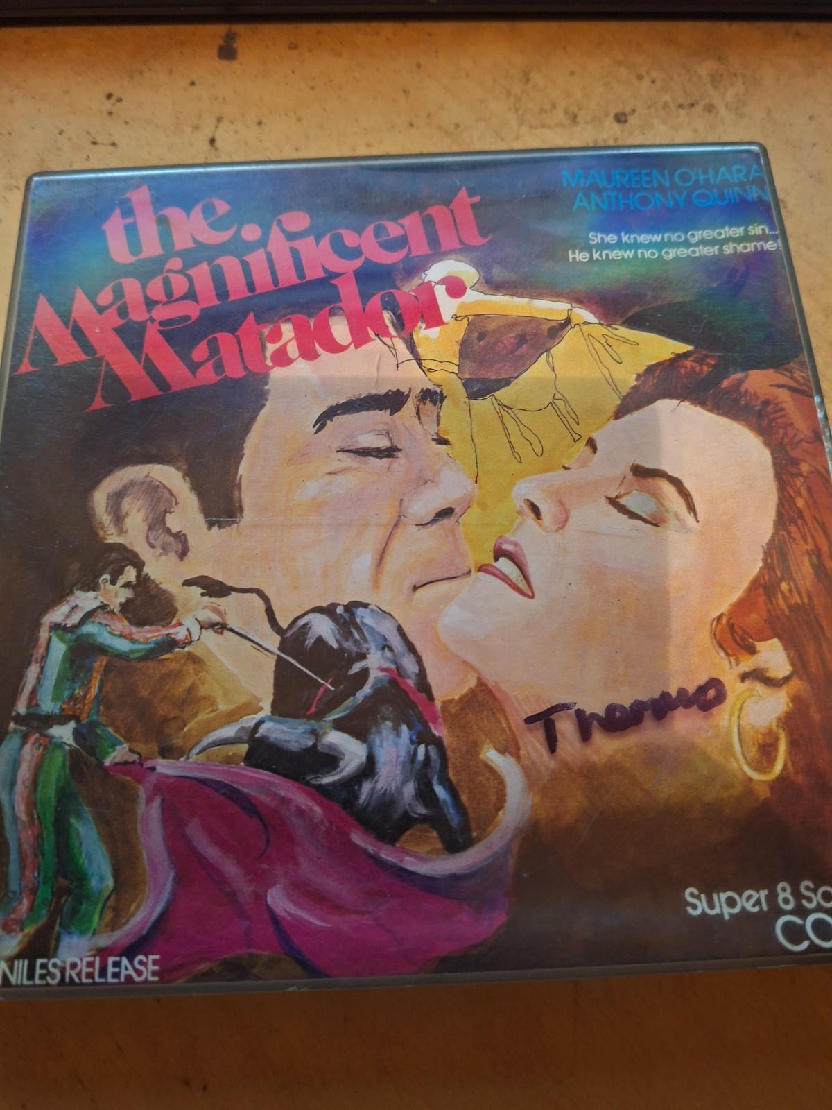 THE MAGNIFICENT MATADOR 1955 SUPER 8 COLOUR SOUND 8MM CINE FILM 400FT