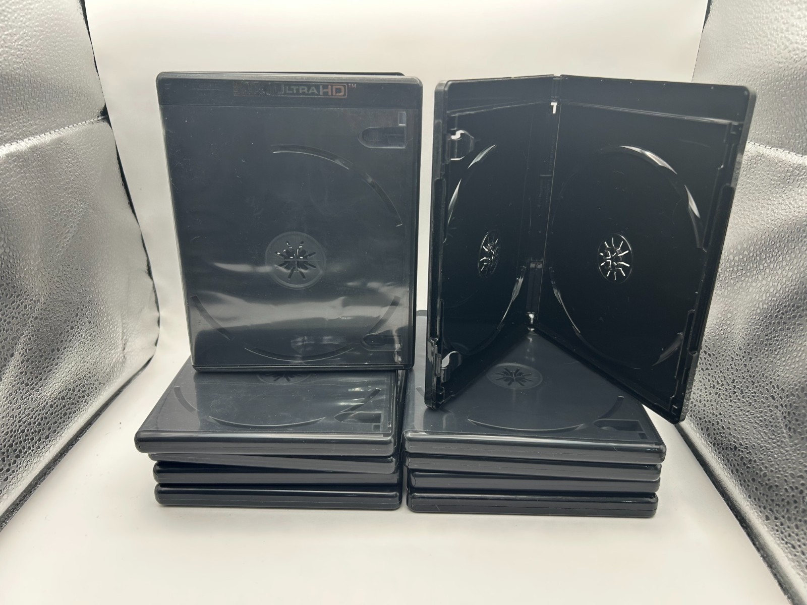 10 x 4K Bluray Double Disc Replacement Cases 12.5 mm Authentic with Logo
