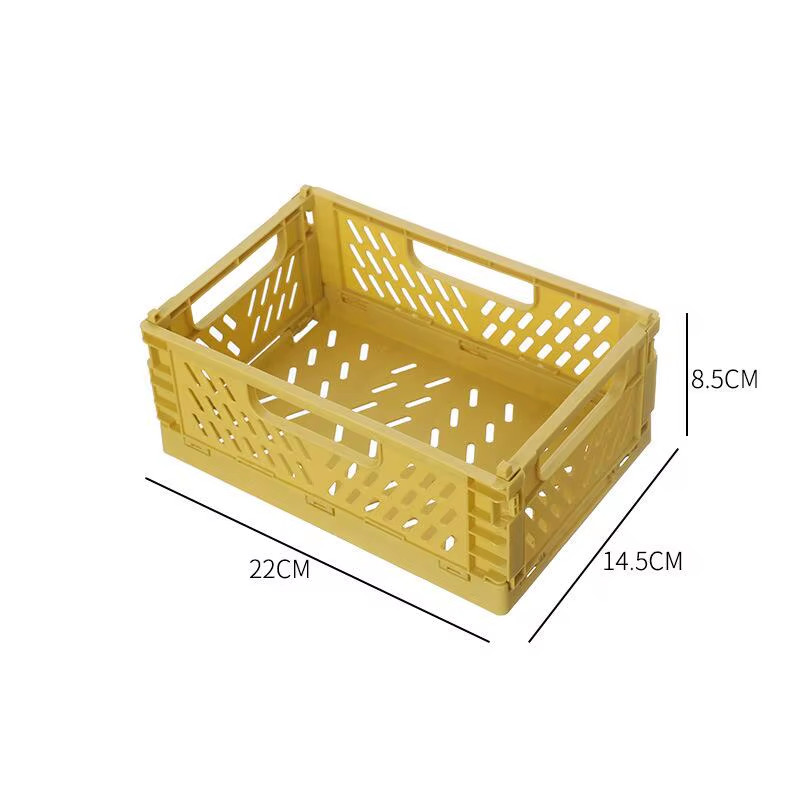 Foldable Storage Basket Wardrobe Organizer Box Kitchen Bathroom Accessories Gadg