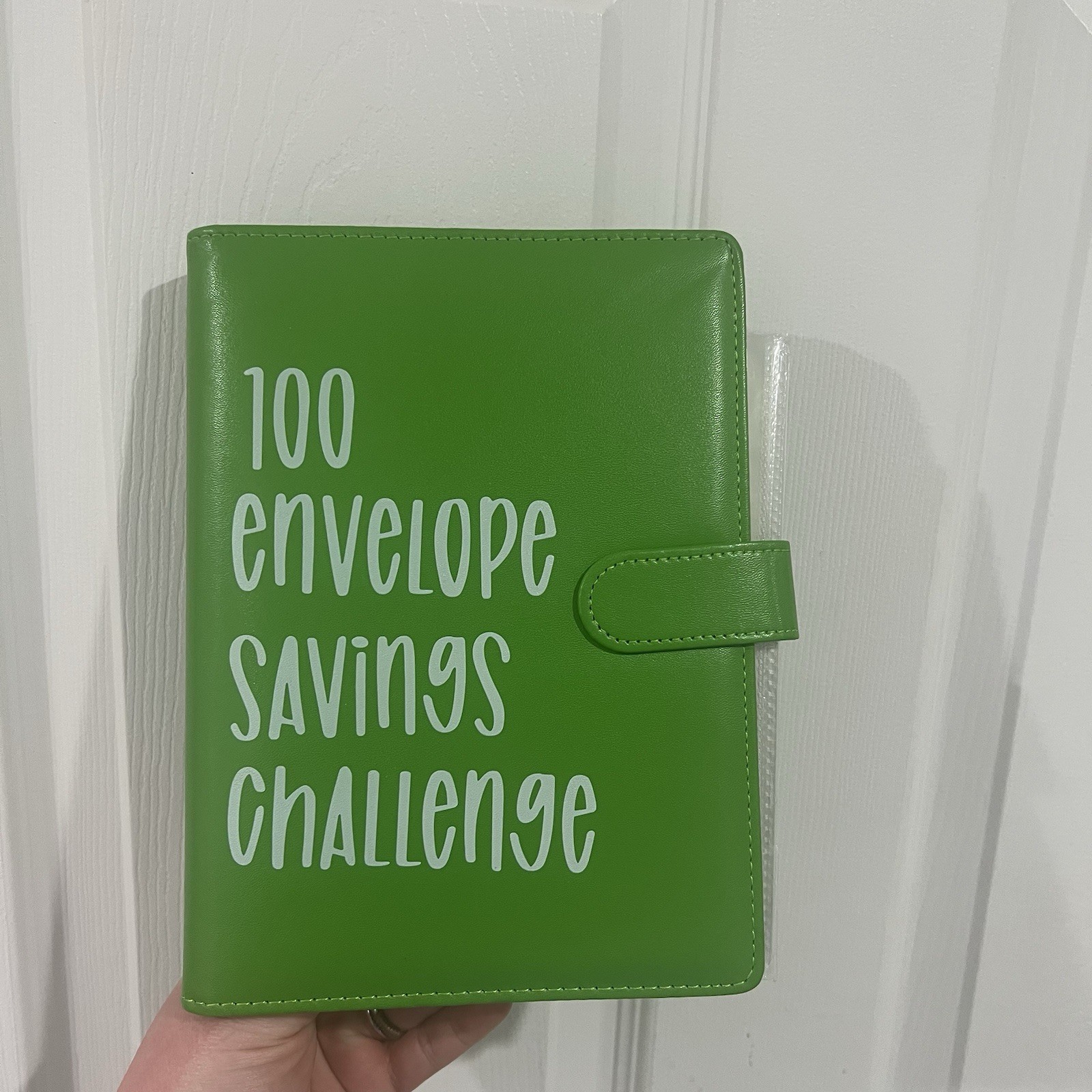 100 Envelope Challenge Binder Savings Book w/ Money Slots In Budget Binder