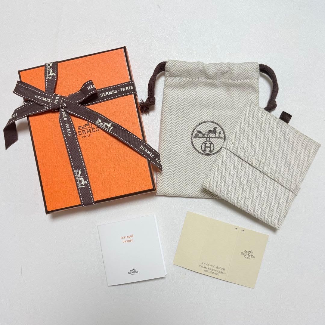 HERMÈS necklace case box jewelry case travel pouch m41080001328HA