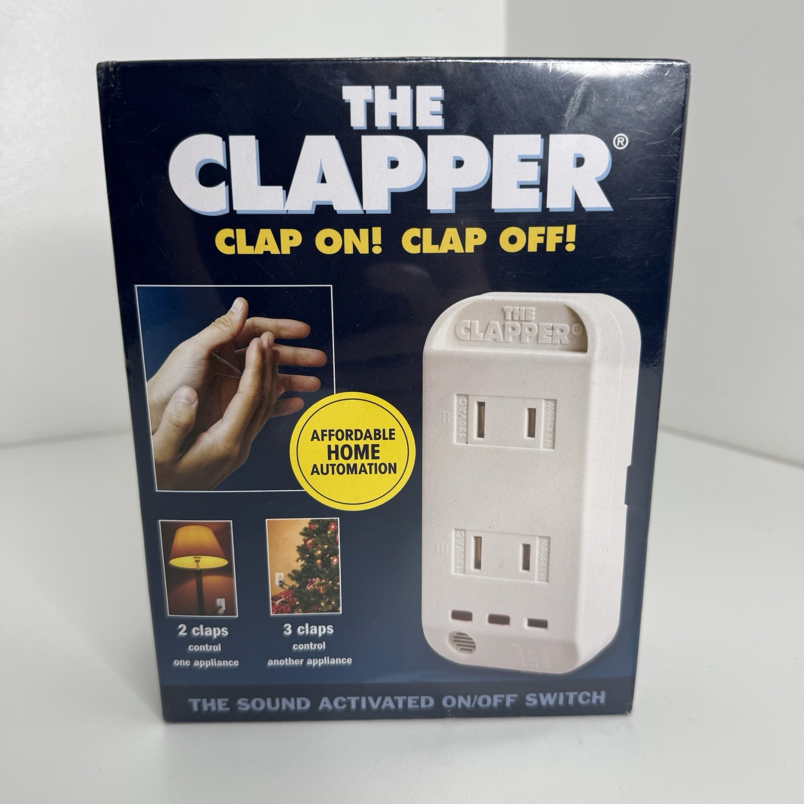 The Original The Clapper Sound Activated On/Off Switch  New Sealed Automation