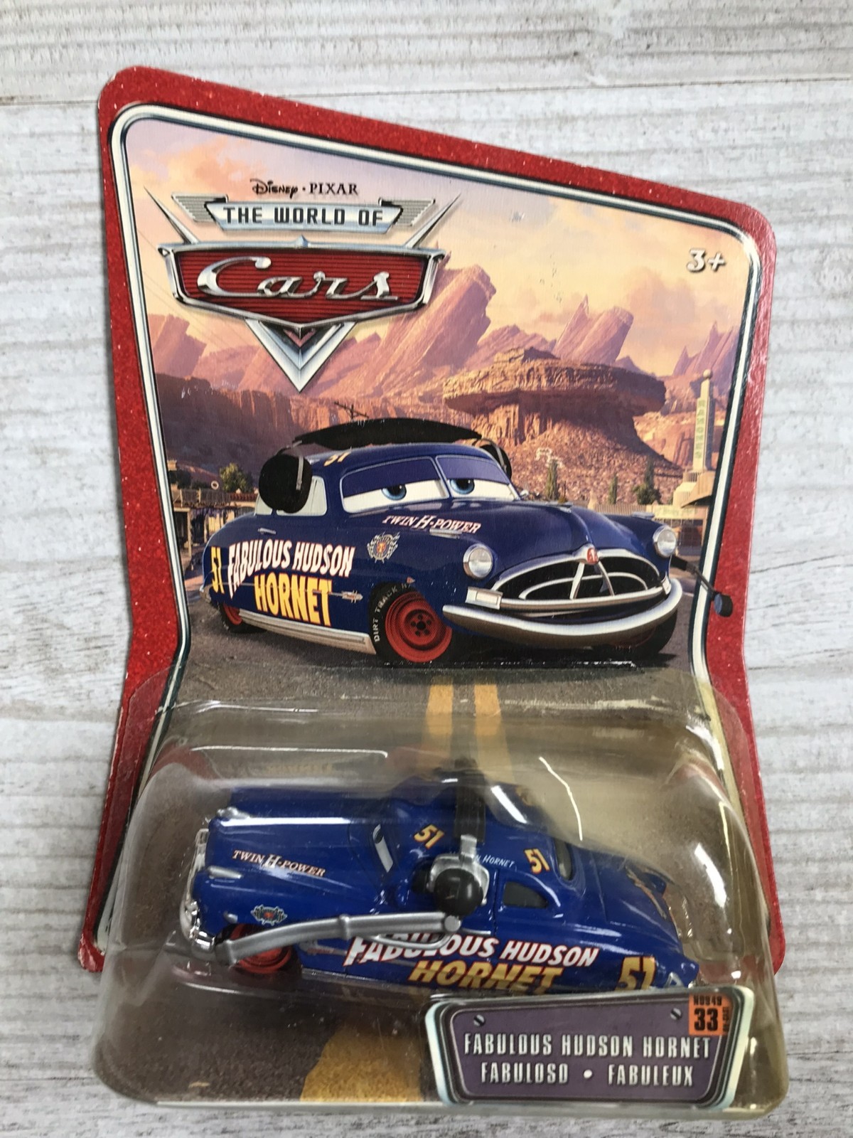 Disney Pixar Cars WoC Pit Crew Member Fabulous Doc Hudson Hornet #33 by Mattel
