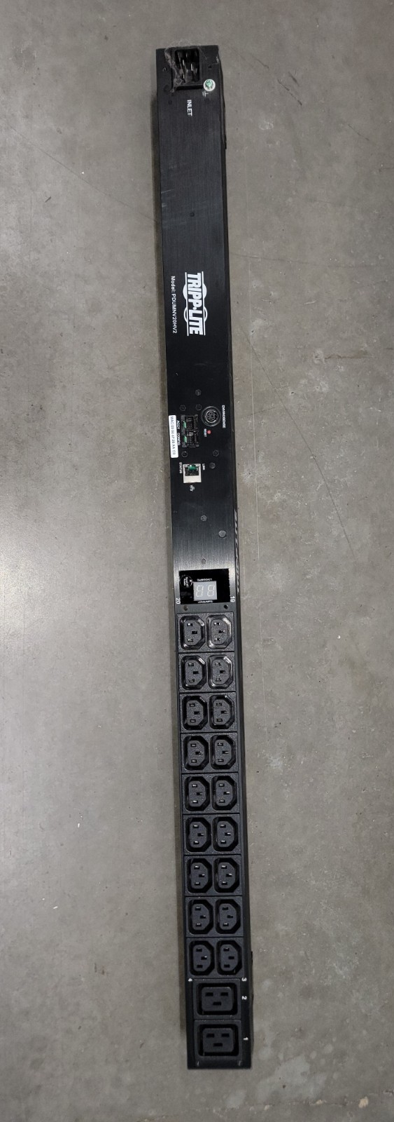 TRIPP LITE PDUMNV20HV2 Monitored PDU, 16/20A, 20 Outlets (18-C13 & 2-C19)