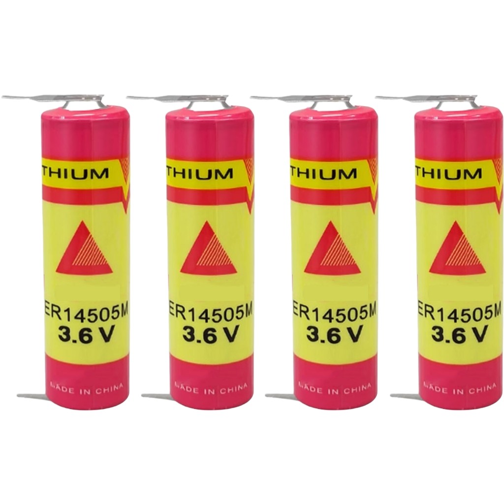 4PCS ER14505M 3.6V Household Plug-in Battery 2200mAh Welding Foot Battery
