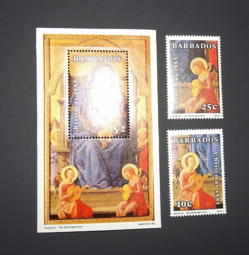 BARBADOS SCOTT #617-619 CHRISTMAS 1983 MNH SET OF 3