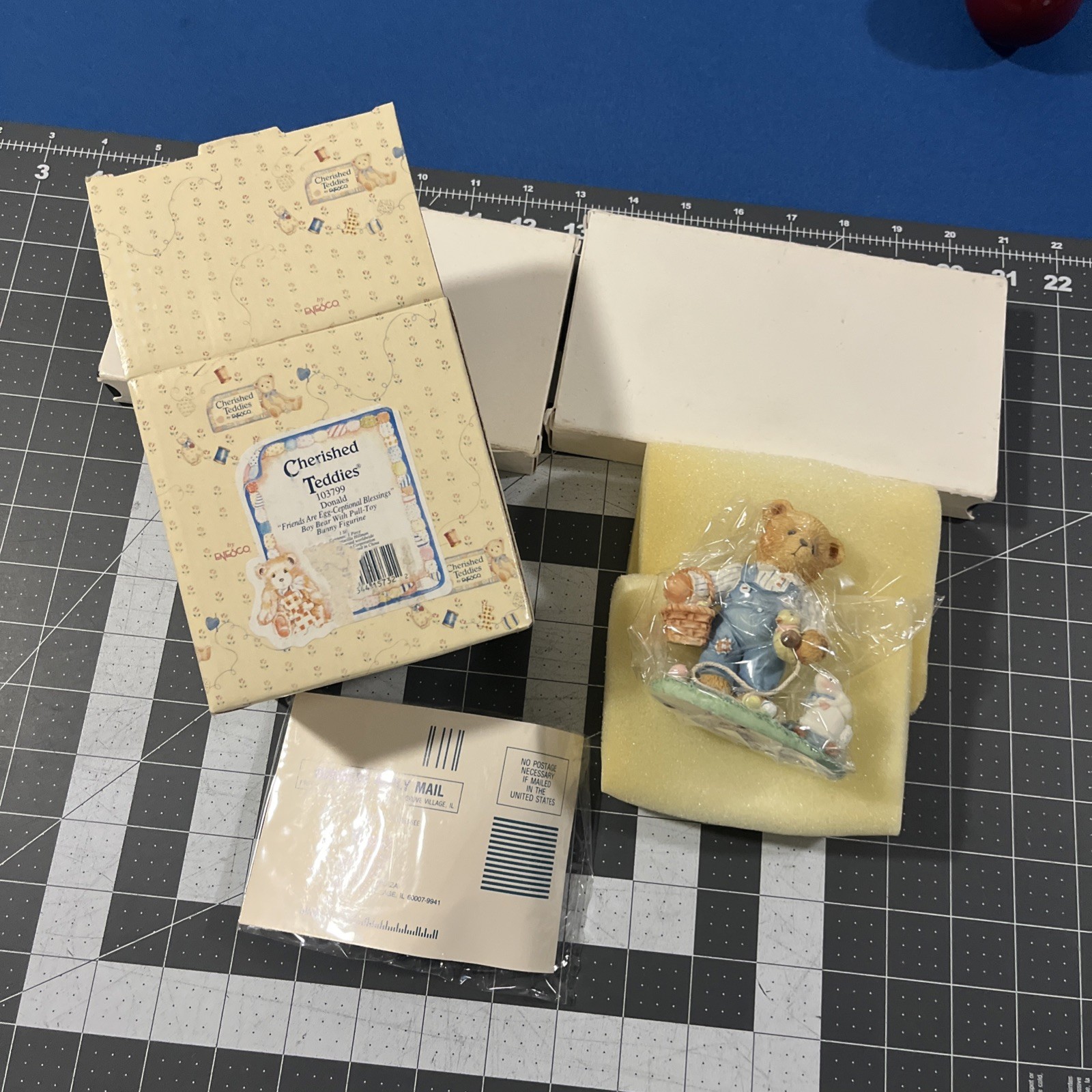 Cherished Teddies Donald Friends Are Egg-Ceptional Blessings 103799 - New 1994