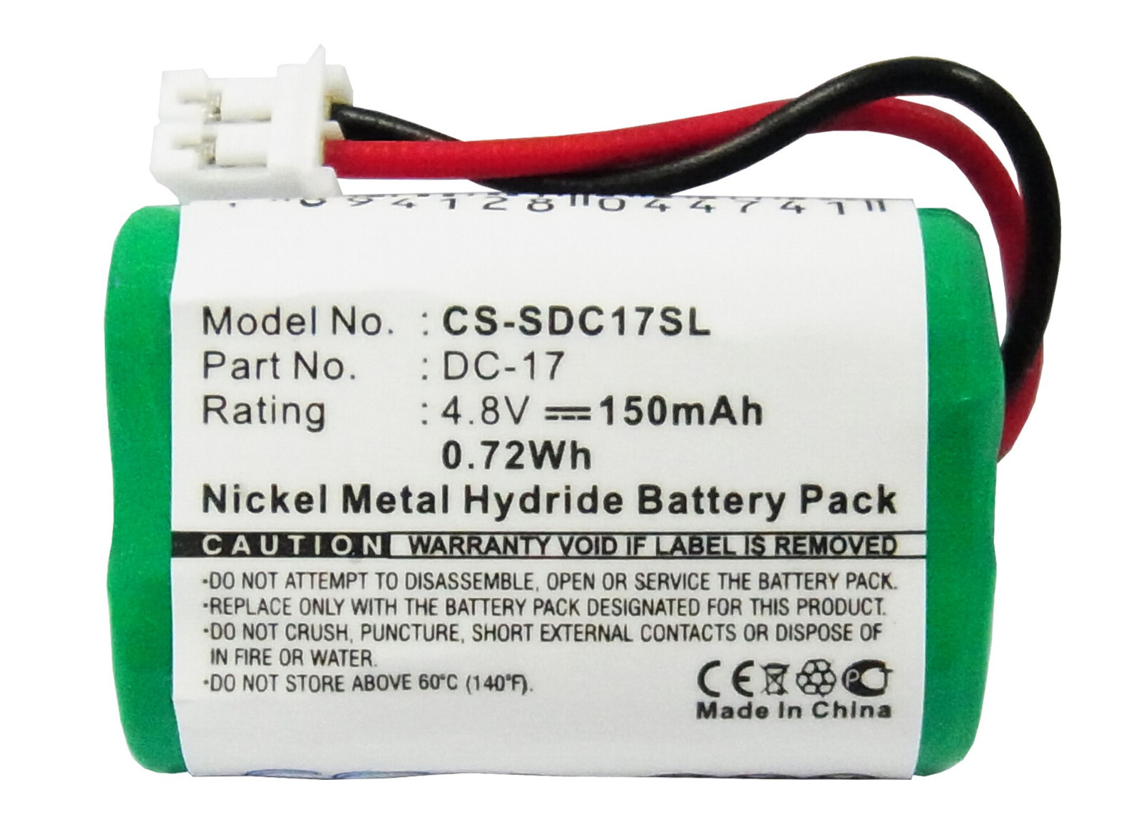 BATTERIE 150mAh Type SDT00-11907 DC-17 For SportDOG SD-350, FieldTrainer SD-400