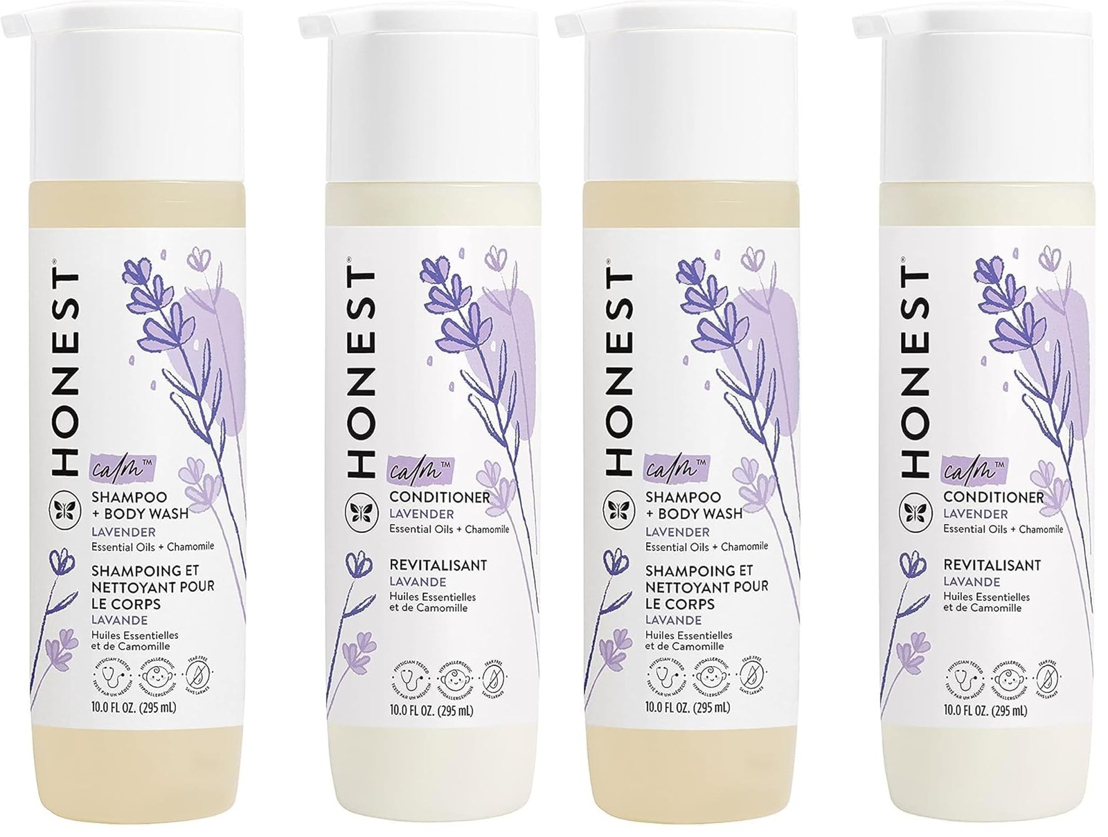 Silicone Free Conditioner & 2-in-1 Cleansing Shampoo Body Wash Duo Lavender Calm