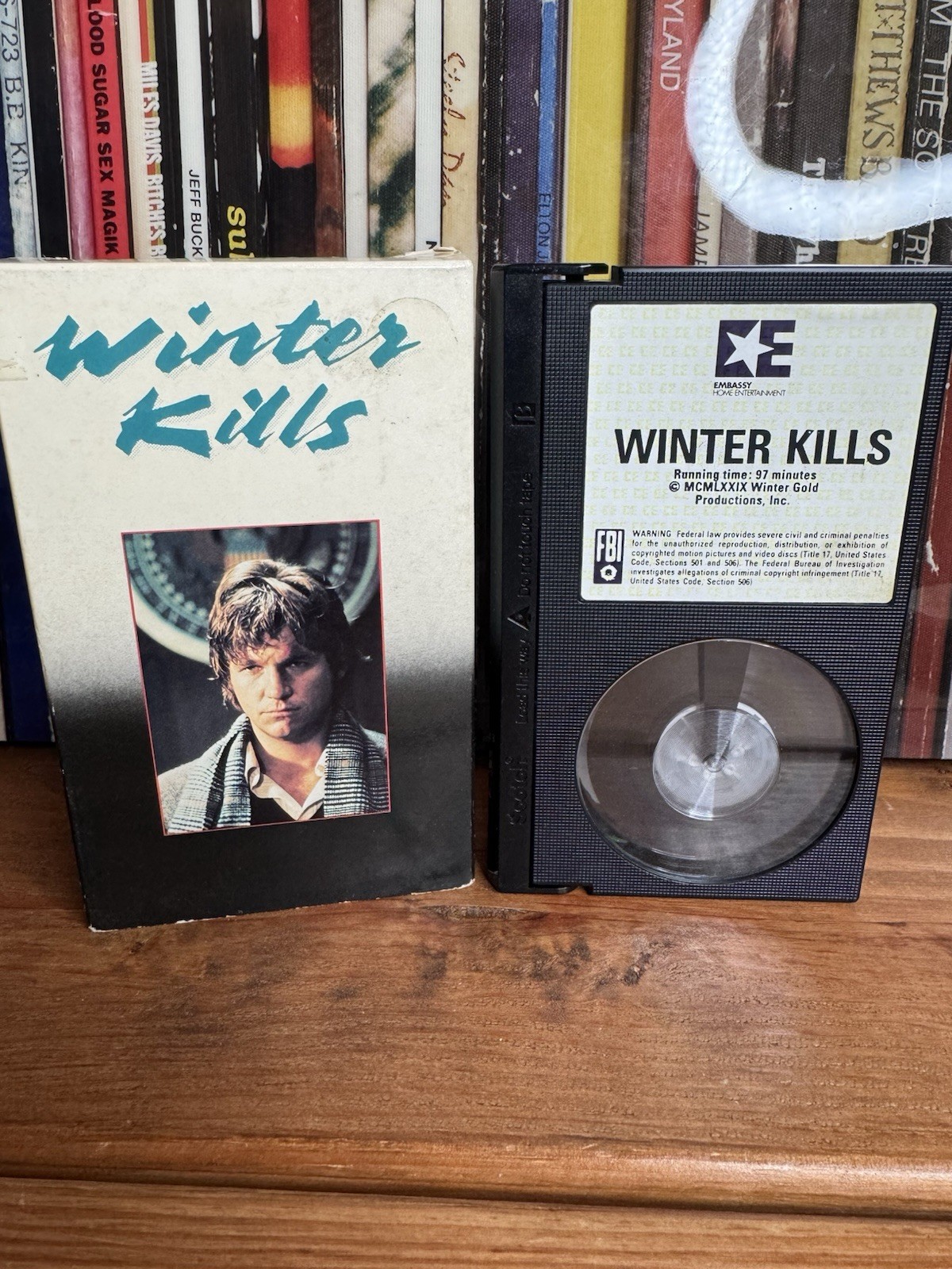 Winter Kills Betamax BETA First Release Embassy Home Entertainment 1979 Rare HTF