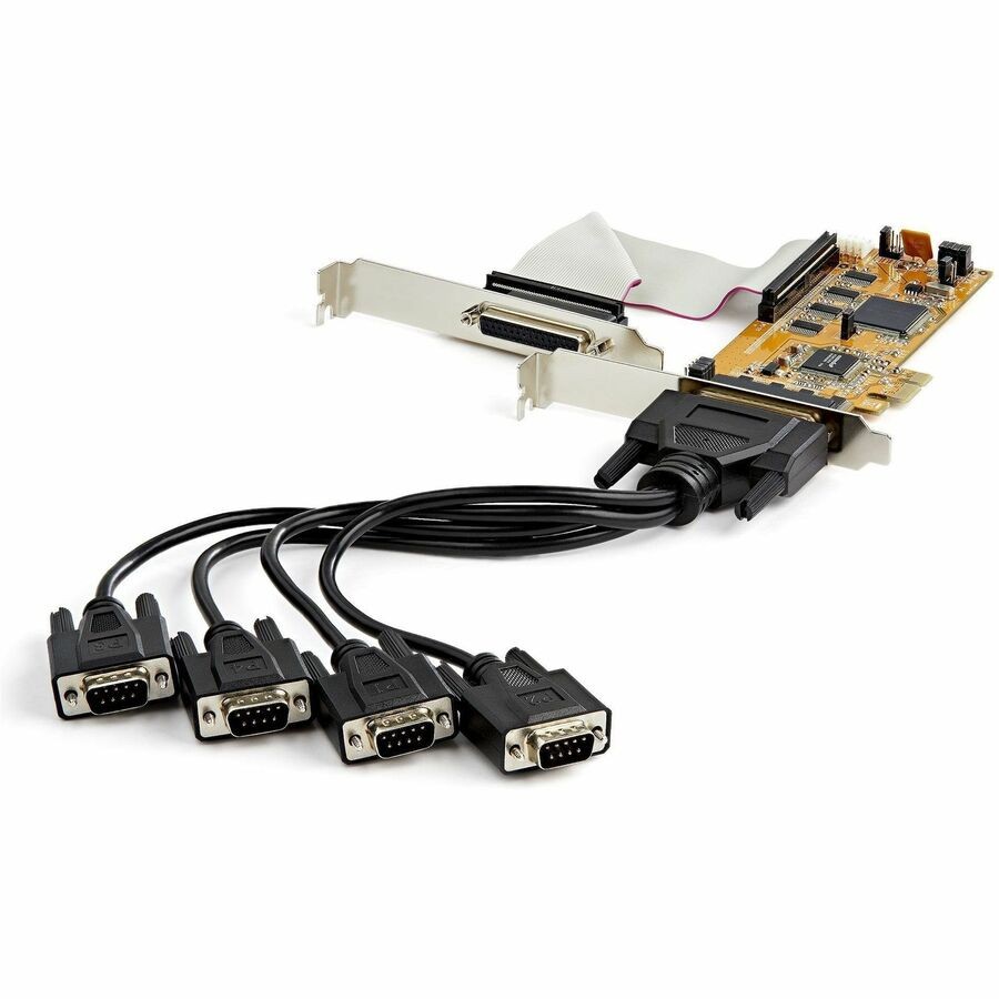 StarTech 8-Port PCIe Serial Card Low Profile 16550 UART PCIe RS-232 PEX8S1050LP