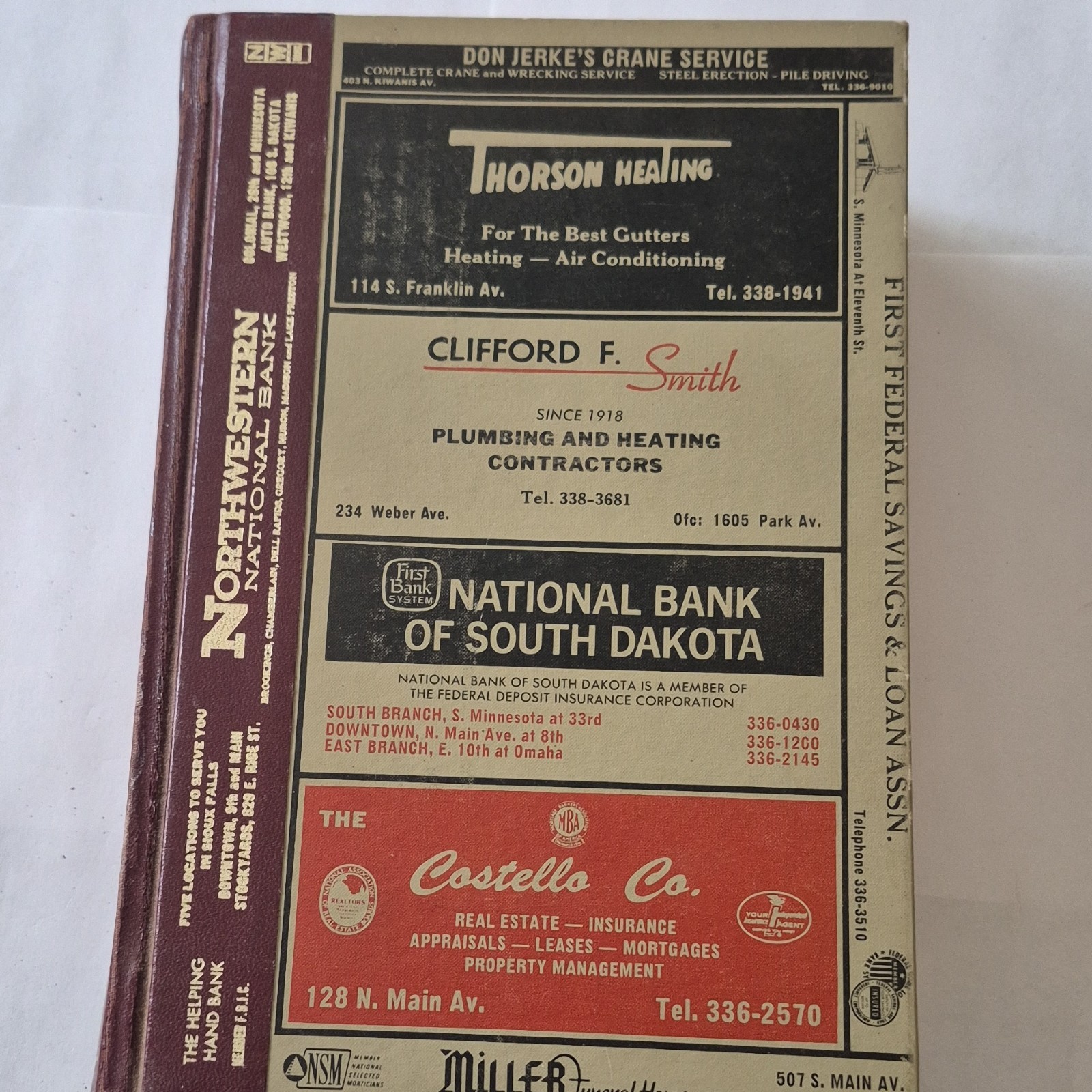 R.L. Polk & Co. Sioux Falls South Dakota City Directory 1973