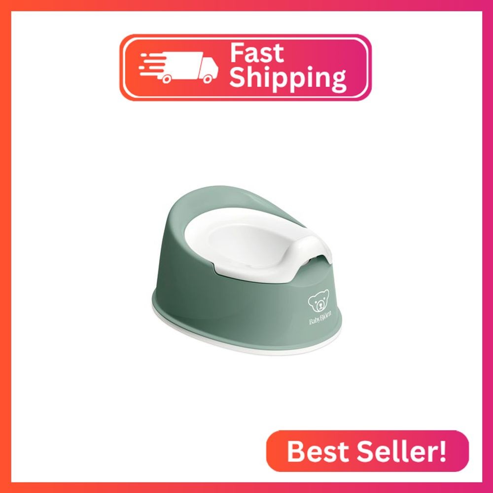 BabyBjörn Smart Potty, Deep Green/White