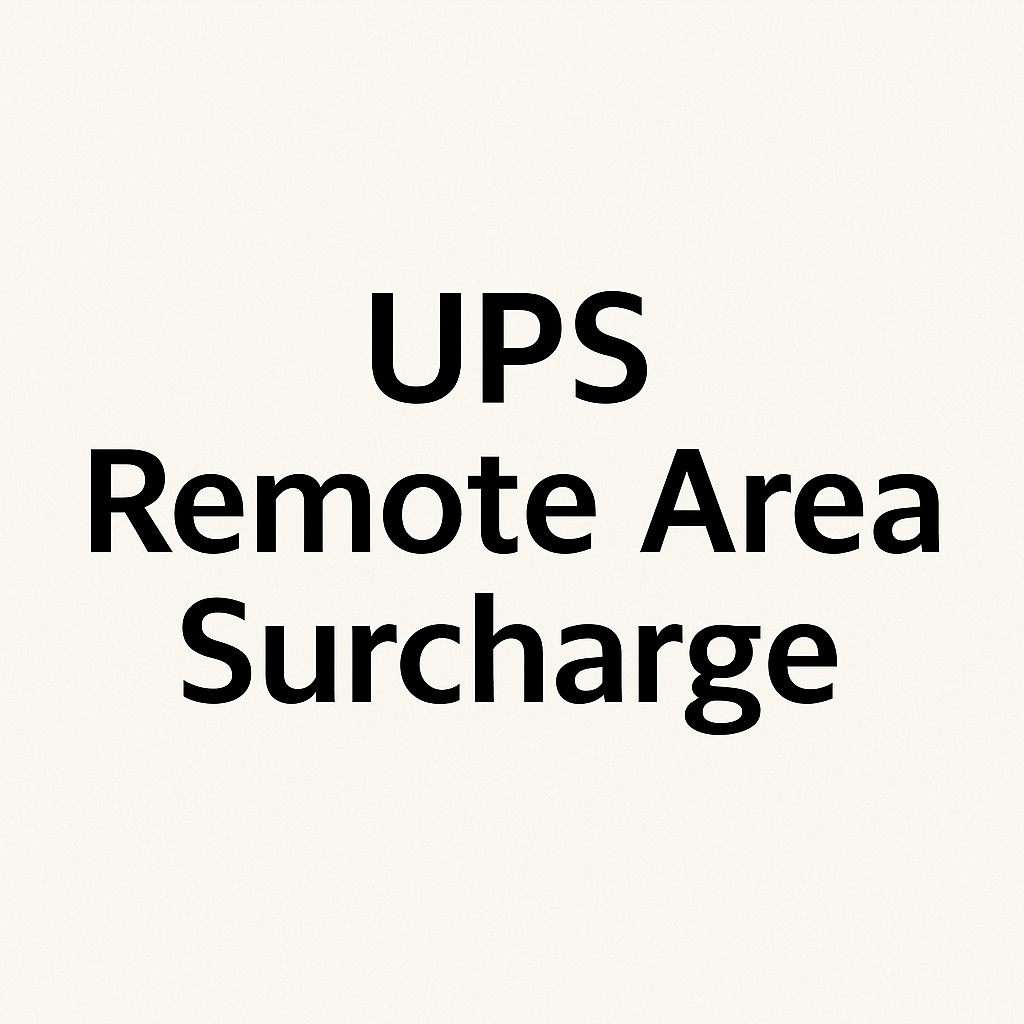 remote area surcharges