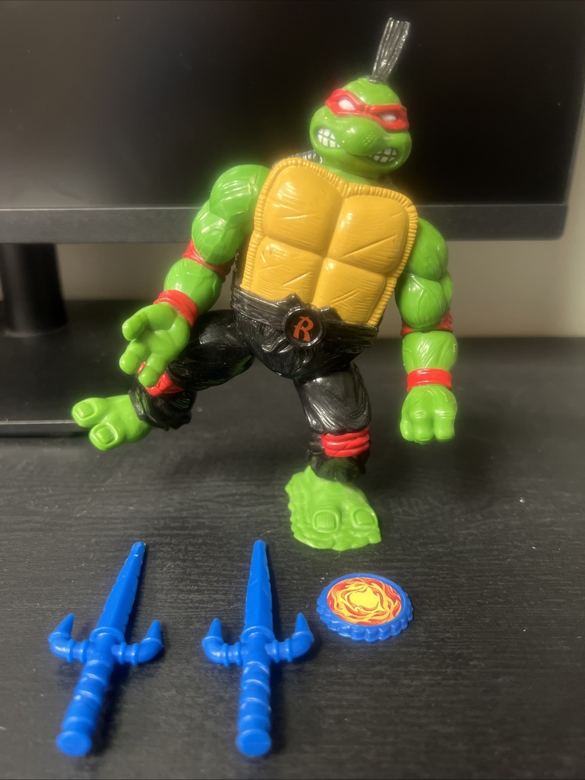 Kung-Fu Raphael 99% Complete - Vintage 1994 TMNT Teenage Mutant Ninja Turtles