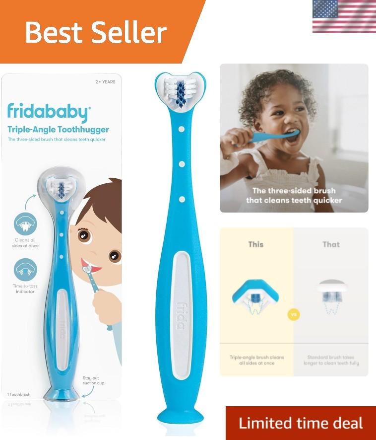 Triple-Angle Toothhugger Training Toddler Toothbrush | Toddler Toothbrush 2  ...