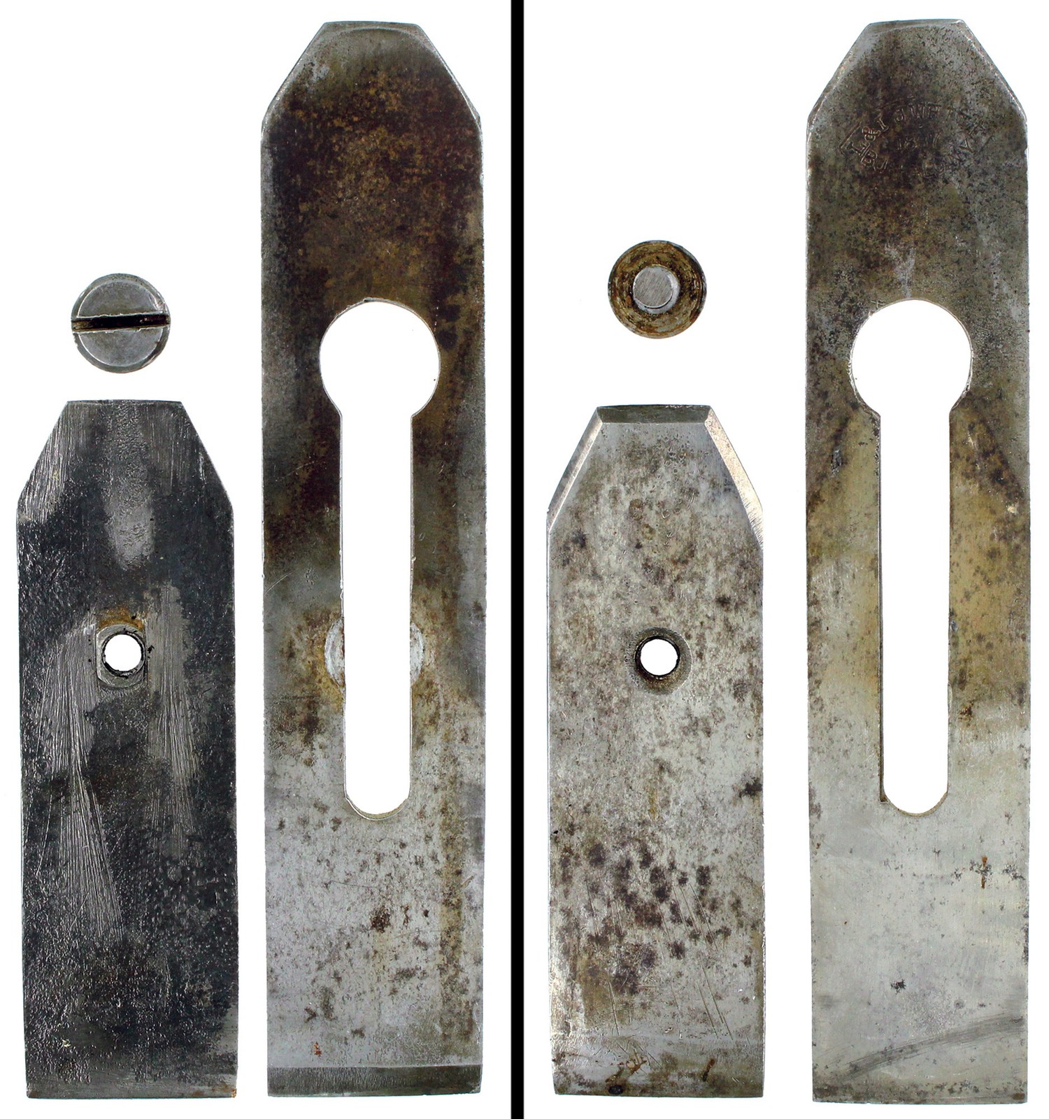 Original 1 1/2 Inch Tapered Blade & Chip Breaker - L. & I.J. White -mjdtoolparts