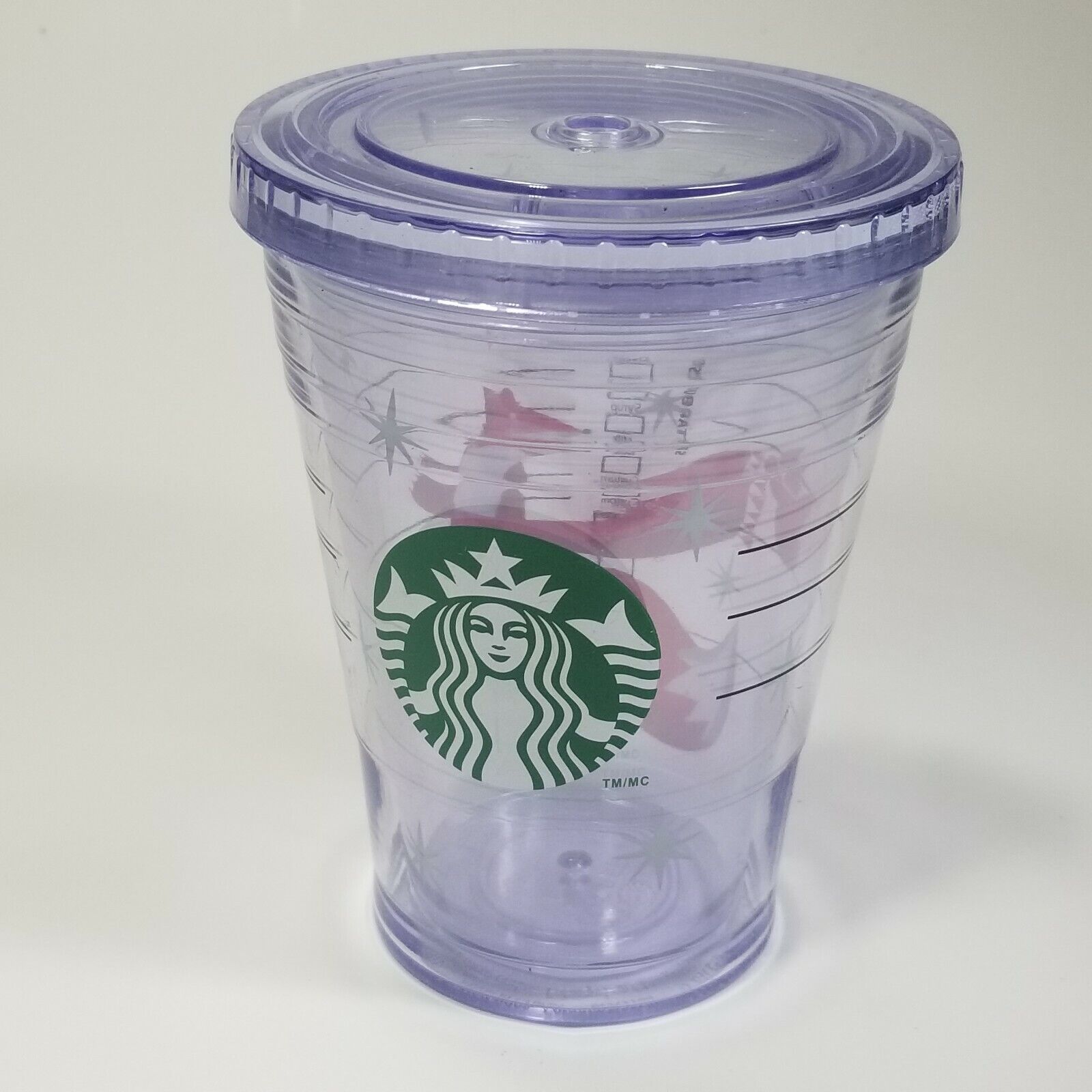 Starbucks Holiday 2012 Fox Acrylic 12oz Travel Tumbler 