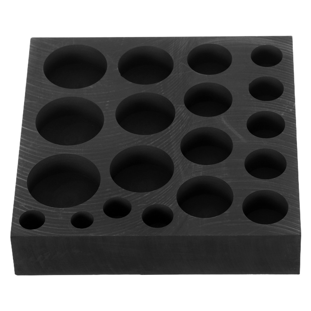  Graphite Melting Dish Casting Crucibles Mold Metal Bar Coin Smelting Molds