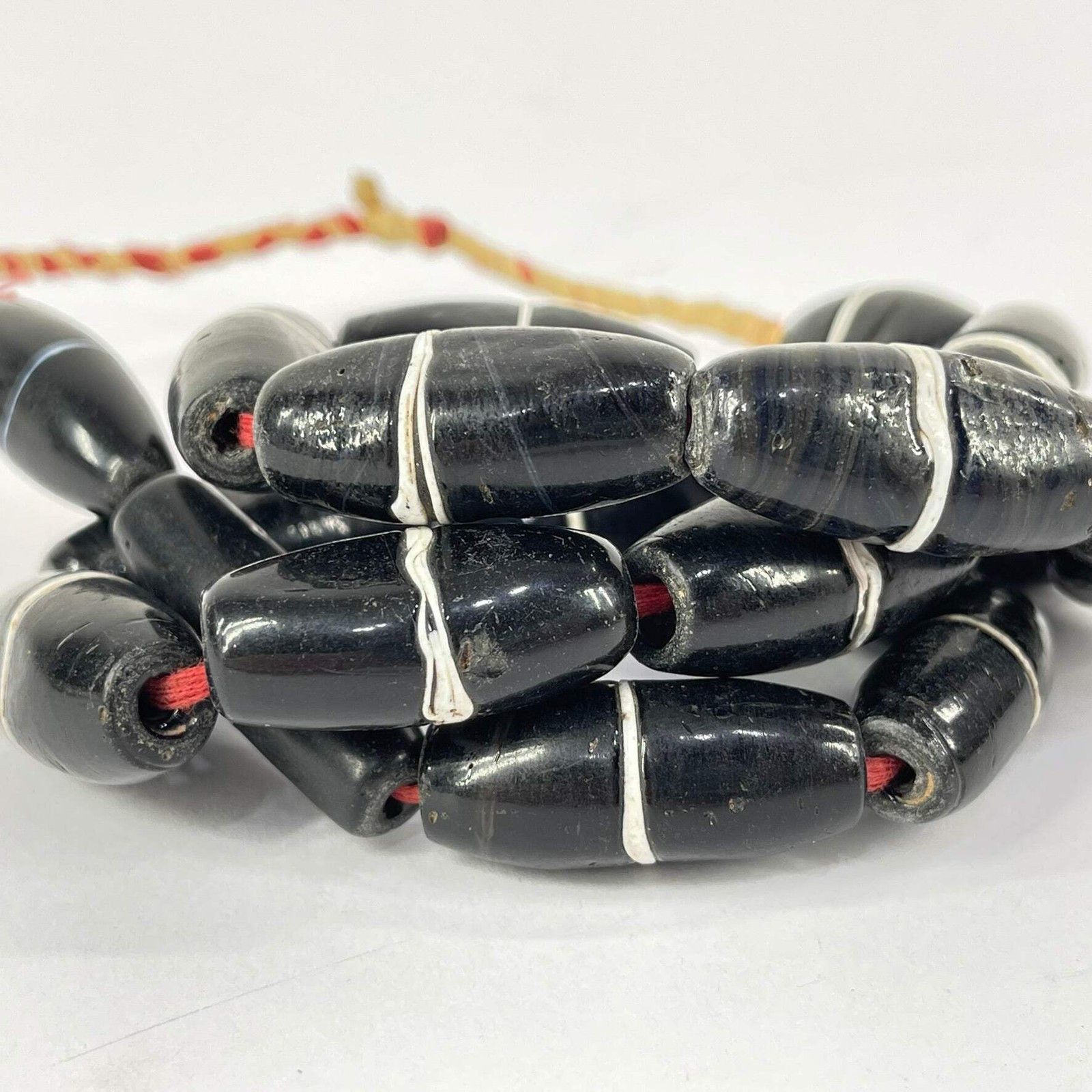 Bohemian Black and White Trade Beads