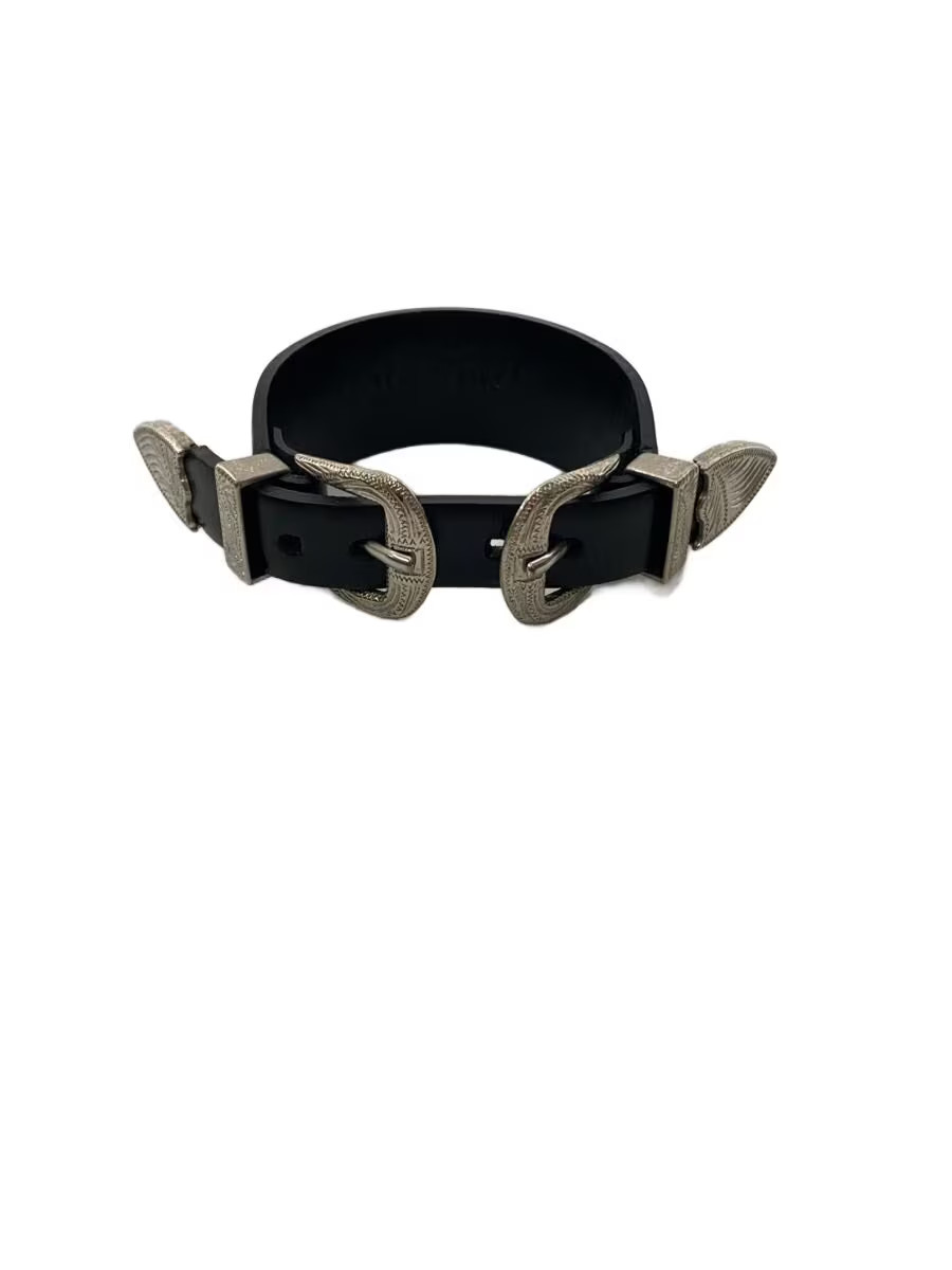 Toga Pulla Bangle Leather Blk Ladies M1k68