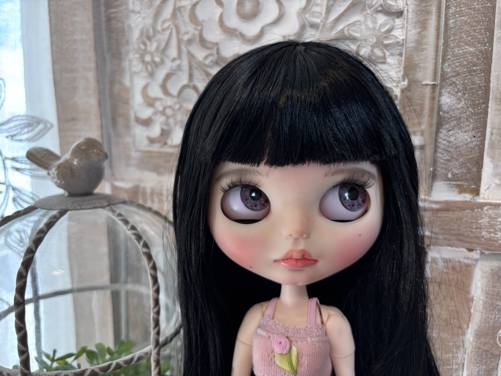 OOAK Custom Blythe "DRESS ME" Doll "CARA" w/Neck Joint & Extra Hands