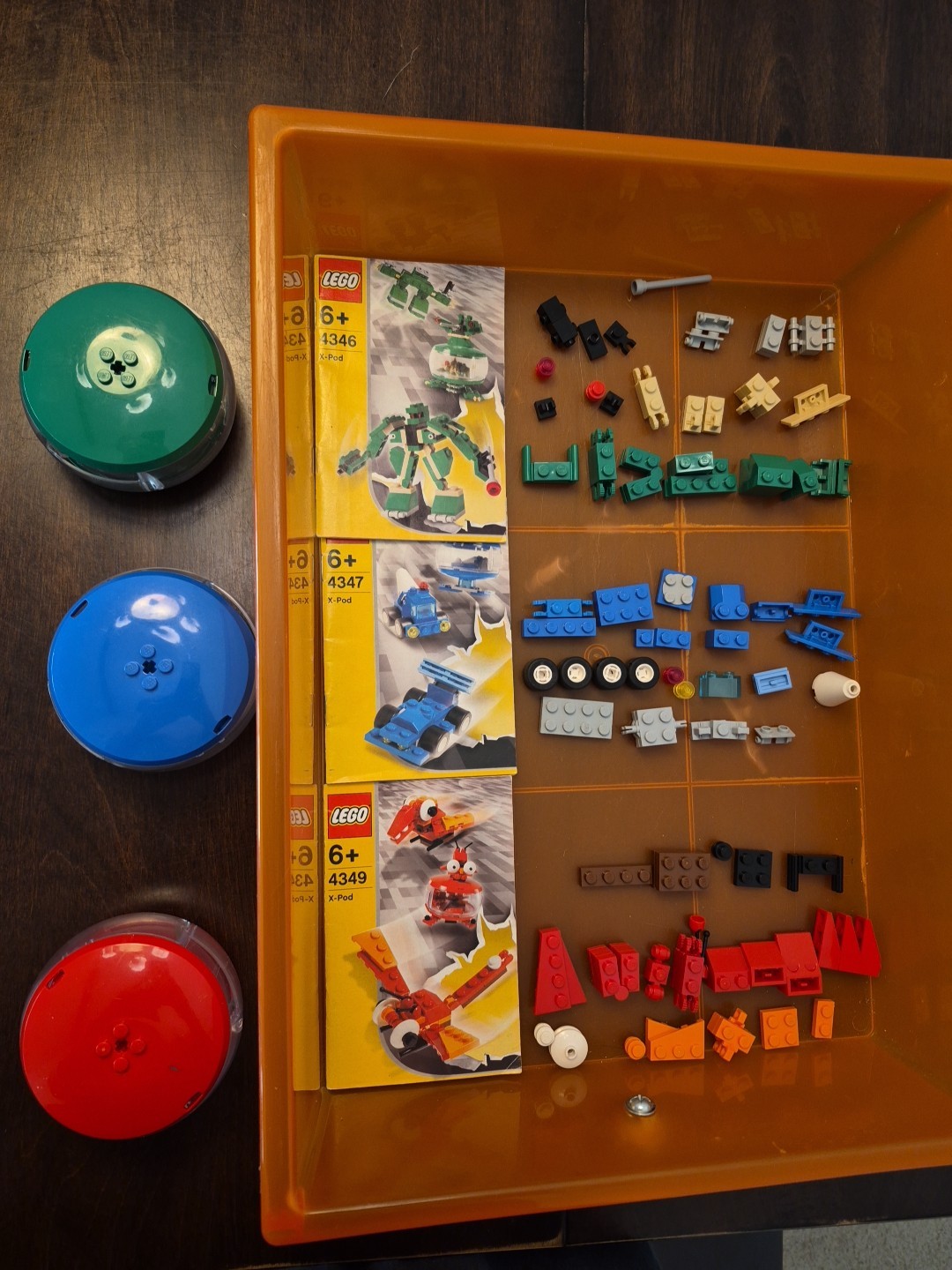LEGO CREATOR: X- Pod (4346 4347 4349) 3 Sets Lot. Complete with Pods & Manual