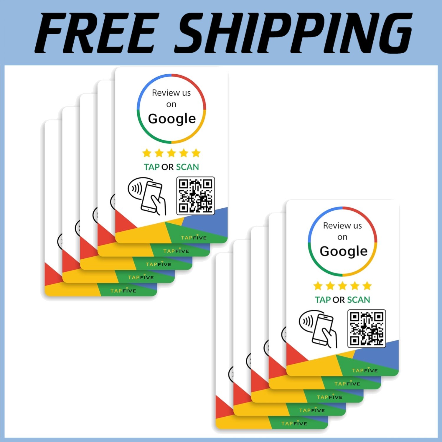 Boost Online Presence with TapFive Review Cards