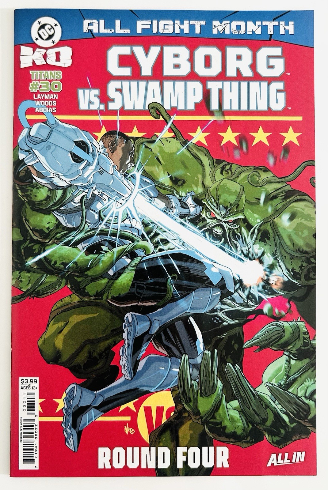 Titans #30 DC K.O (Cyborg vs Swamp Thing) Pete Woods Cover A 2025 ~ 1st Print