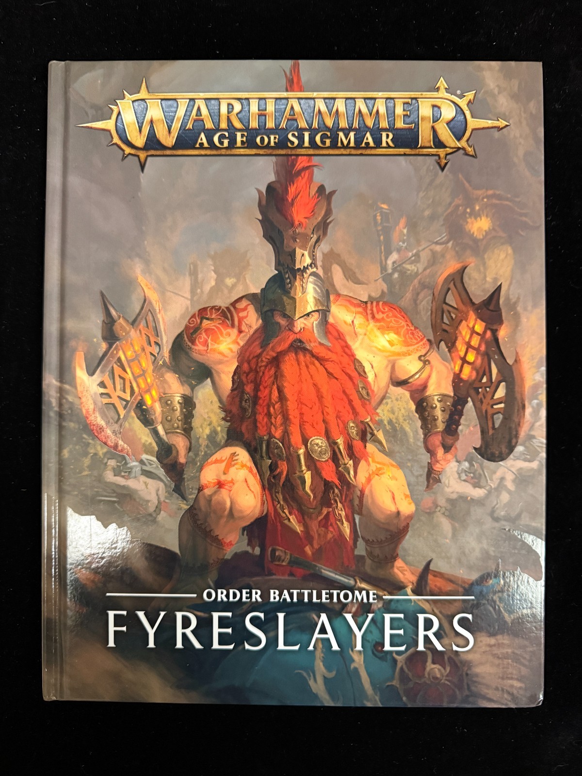 Warhammer Rulebook Age Of Sigmar HC Order Battletome Fyreslayers Lot A AoS
