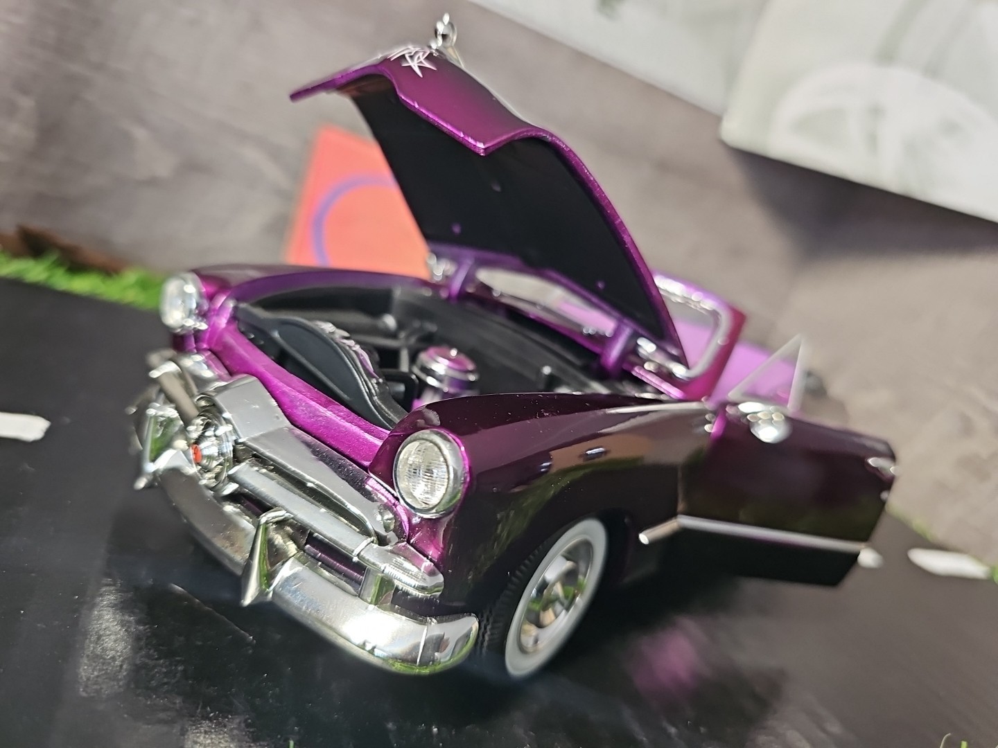Rare Maisto All Stars Outlaws 1949 Ford Conv. Purple 1:18 Diecast Car NO BOX 
