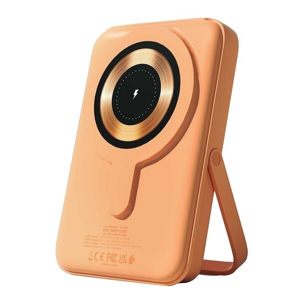 URBAN FACTORY MWP12UF MAGNEE Power Wireless Magnetic Power Bank, 10,000 mAh,