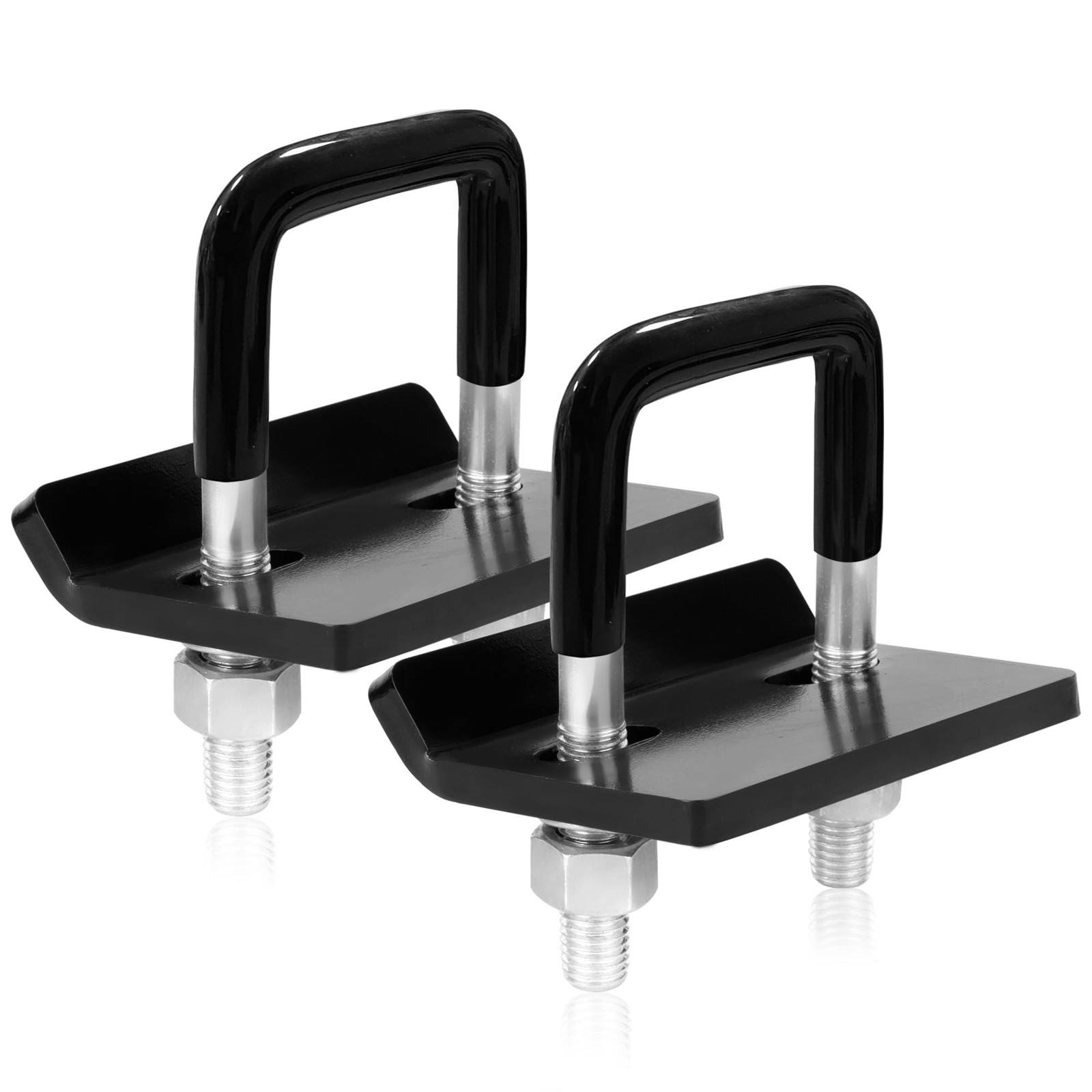 DEEAGLE 2 Packs Hitch Tightener Anti Rattle Stabilizer for 2 inch, Black 