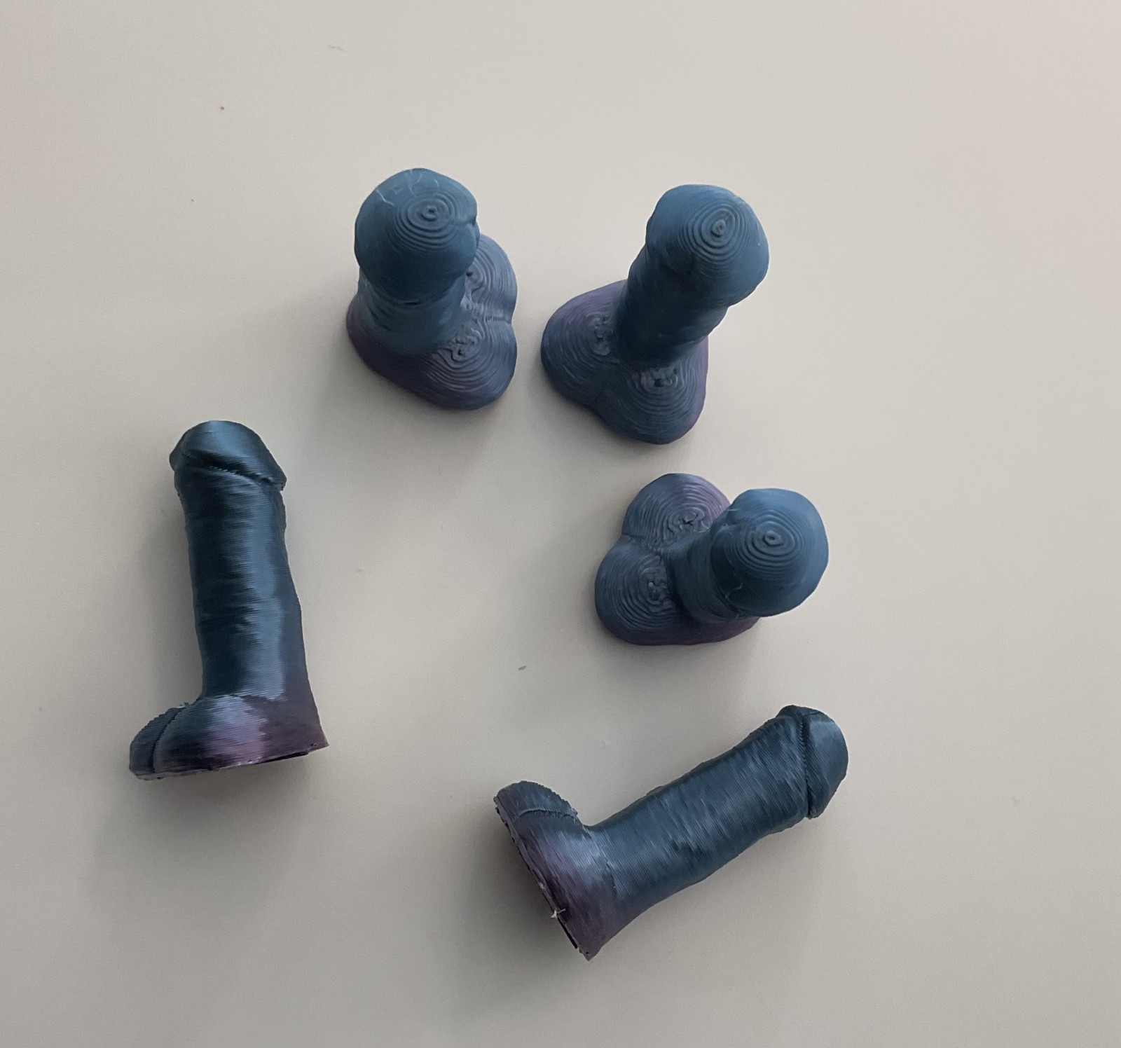 Miniature 1" Penis Prank Magnets - Bachelorette Gag Gift - 3D Printed Novelty