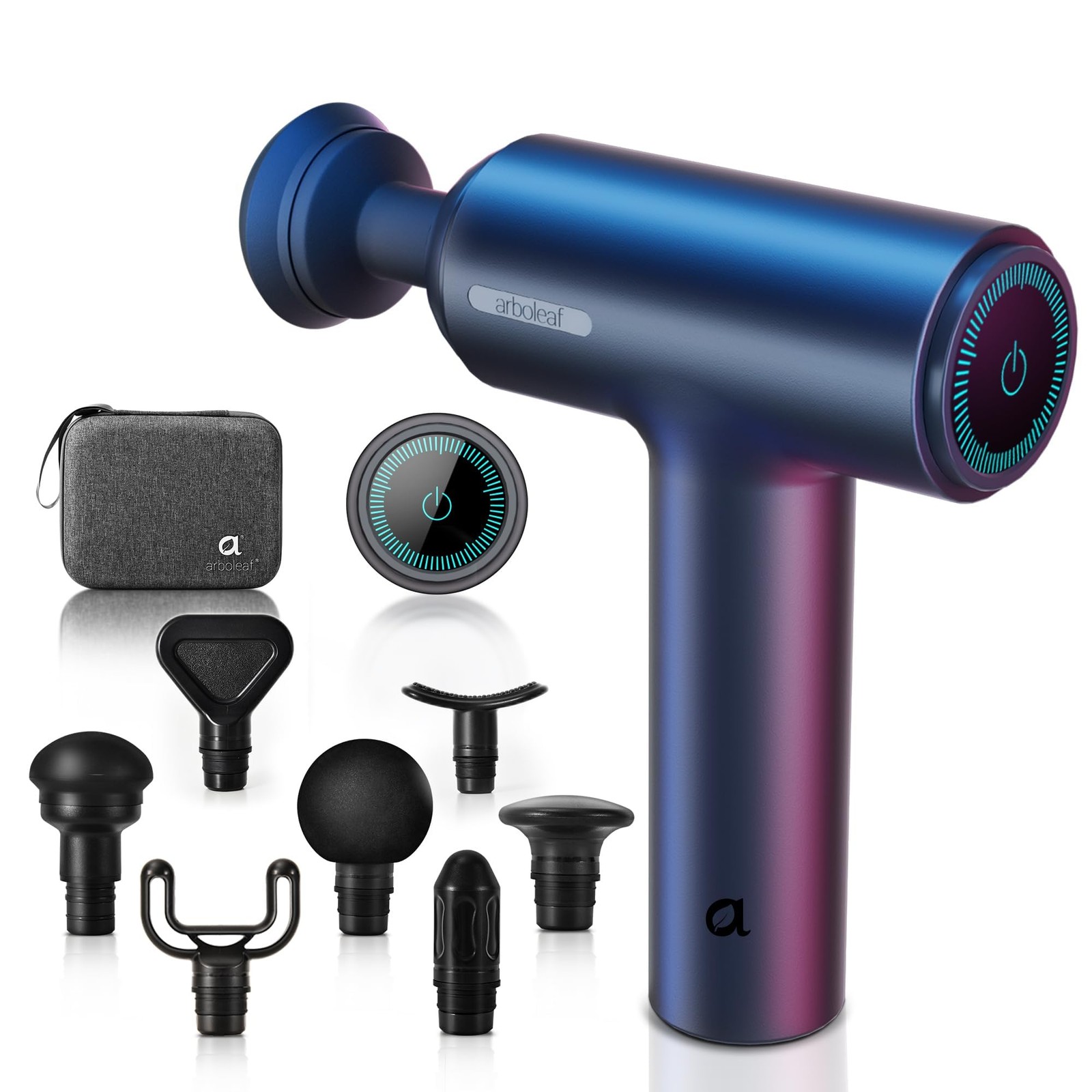 Massage Gun deep Tissue, 6 Speeds Powerful Handheld Percussion Muscle Massage...