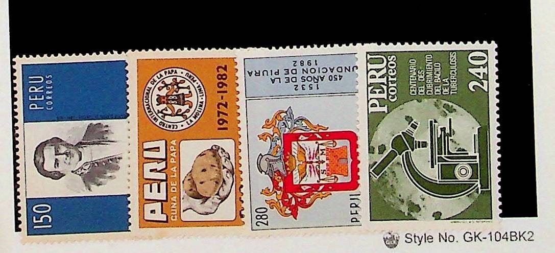 PERU Sc 779-82 NH ISSUE OF 1982 - EVENTS - (RM26)