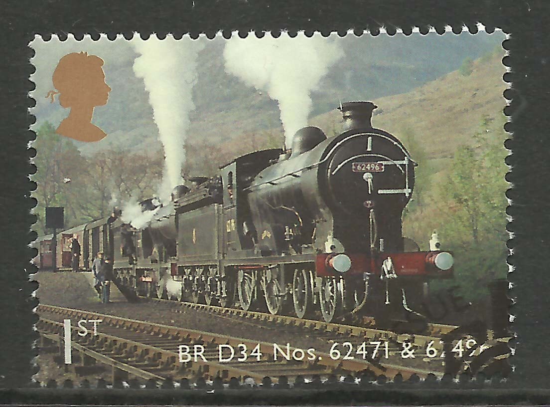 GB 2012 QE2 1st Locomotives Scotland BR D34 62471 Ex M/S Fdc SG 3283 ( T349 )