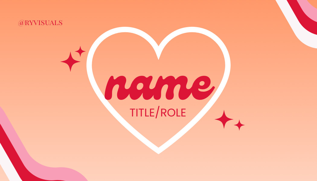 business card template