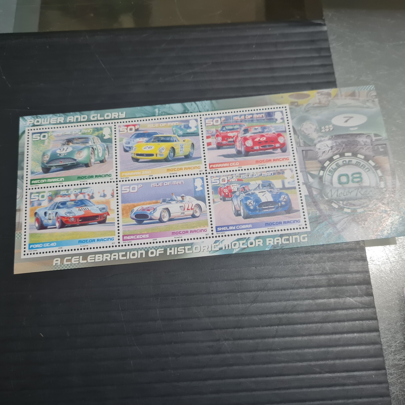 ISLE OF MAN 2008 SG MS1441 MOTOR RACING MNH